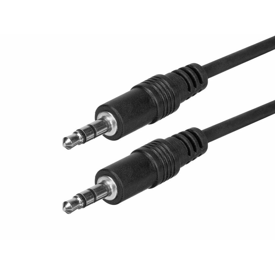 Monoprice 25ft 3.5mm Stereo Plug/Plug M/M Cable - Black