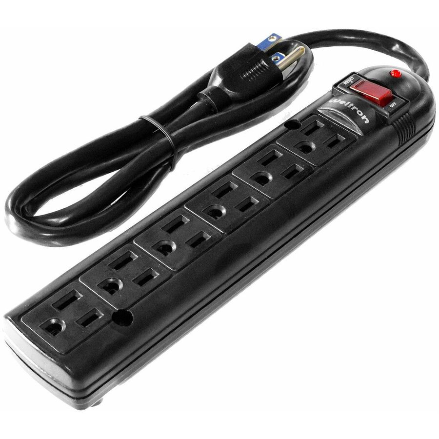 Weltron 6-Outlet Surge Protector