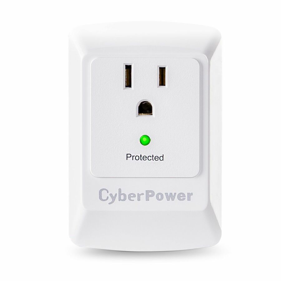 CyberPower B100WRC1 Essential 1 - Outlet Surge Protector with 1500 J Surge Suppression