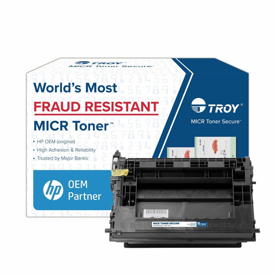 Troy Toner Secure MICR High Yield Laser Toner Cartridge - Alternative for HP 147X (W1470X) - Black - 1 Each
