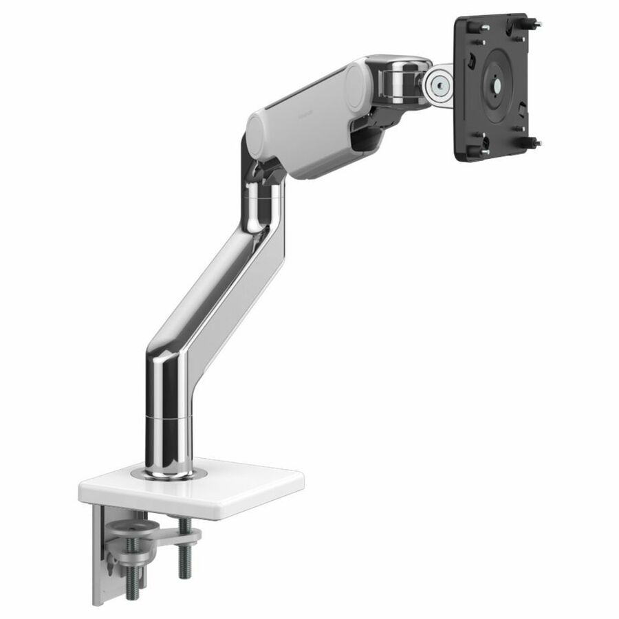 Humanscale M81TBW Mounting Arm for Monitor, Docking Station - Polished Aluminum, White