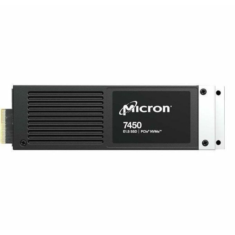 Micron 7450 PRO 3.84 TB Solid State Drive - E1.S - EDSFF Internal - PCI Express NVMe (PCI Express NVMe 4.0 x4) - Read Intensive - TAA Compliant