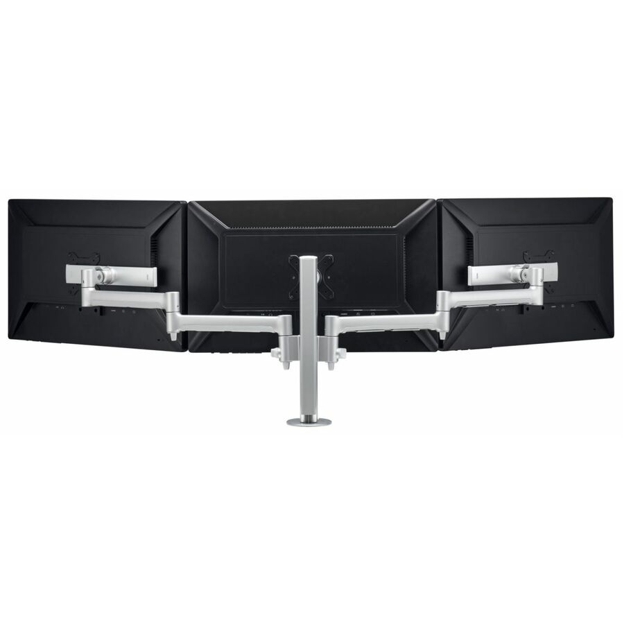 Atdec Modular Desk Mount for Monitor, Display Screen, Flat Panel Display, Curved Screen Display - Silver