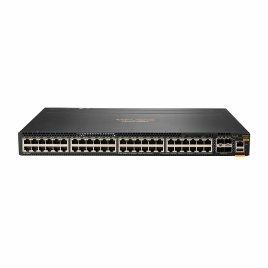 HPE 6300M 48-port 1GbE and 4-port SFP56 Power-to-Port 2 Fan Trays 1 PSU Bundle