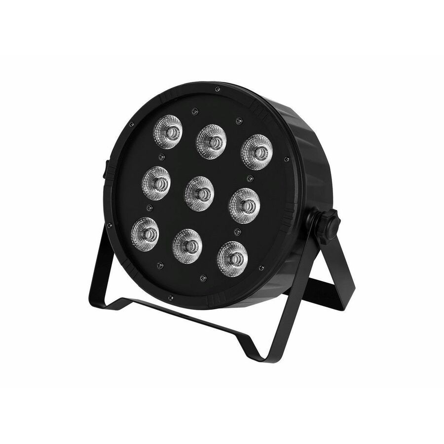 Stage Right 9x10W Quad LED Flat PAR RGBW Stage Wash Light 90W Output