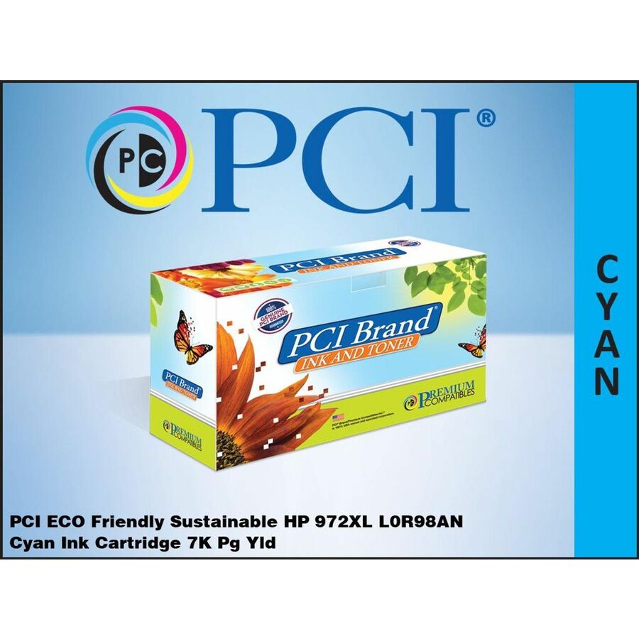 Premium Compatibles Remanufactured Inkjet Ink Cartridge - Alternative for HP 972XL (L0R98AN) - Cyan Pack