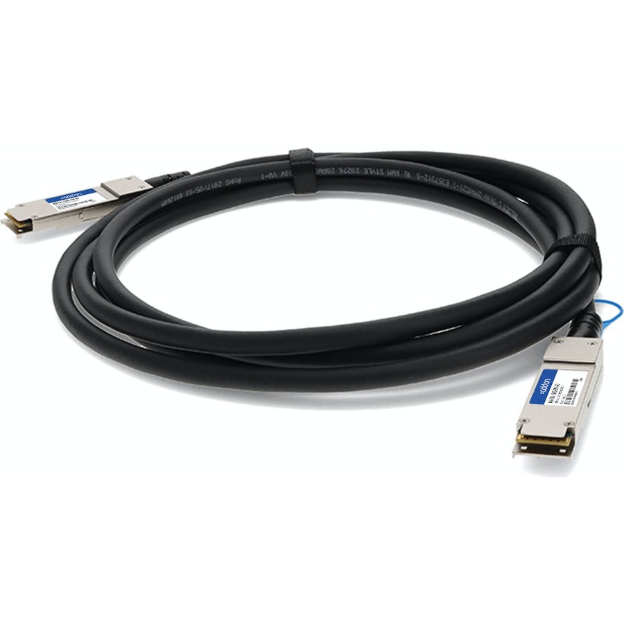 AddOn Cisco Meraki® MA-CBL-100G-2M Compatible TAA Compliant 100GBase-CU QSFP28 Direct Attach Cable (Passive Twinax, 2m)
