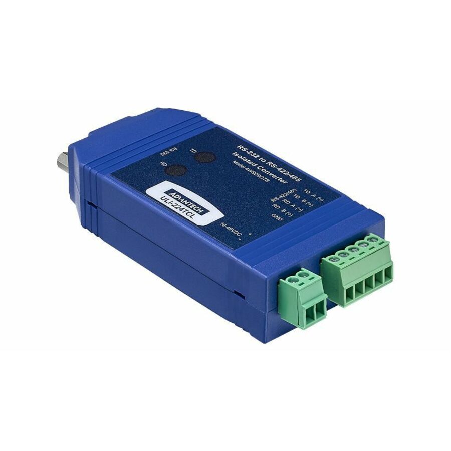 Advantech ULI-224TCL - RS-232 (DB9 Female) to Iso. RS-422/485 (Terminal Block) Converter