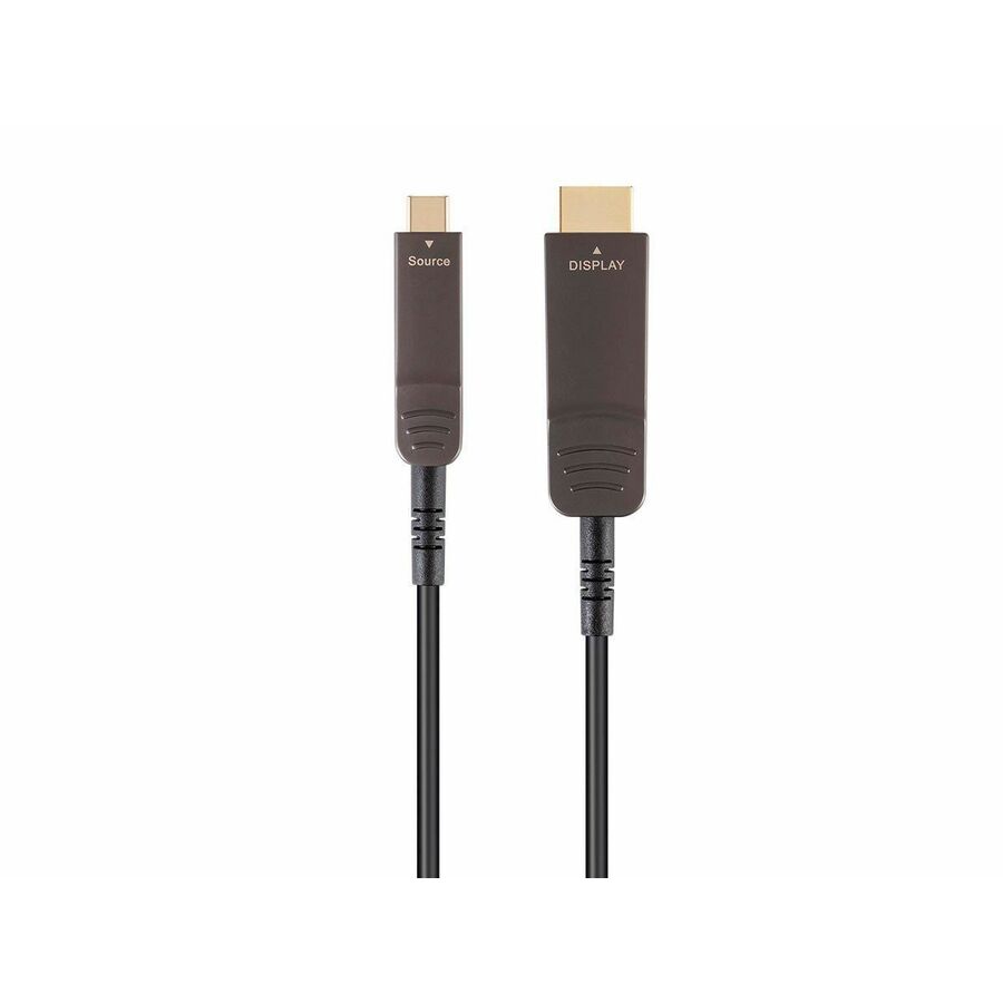 Monoprice SlimRun AV USB 3.1 USB-C to HDMI Video Cable 50ft 4K@60Hz Fiber Optic AOC