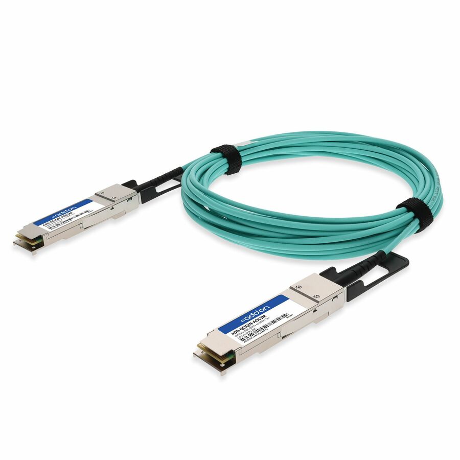 AddOn Cisco® QSFP-H40G-AOC5M to Intel® CBL2-1000501-3 Compatible TAA Compliant 40GBase-AOC QSFP+ to QSFP+ Active Optical Cable (850nm, MMF, 5m)