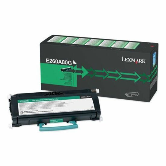 Lexmark Refurbished Laser Toner Cartridge - Black - 1 / Box