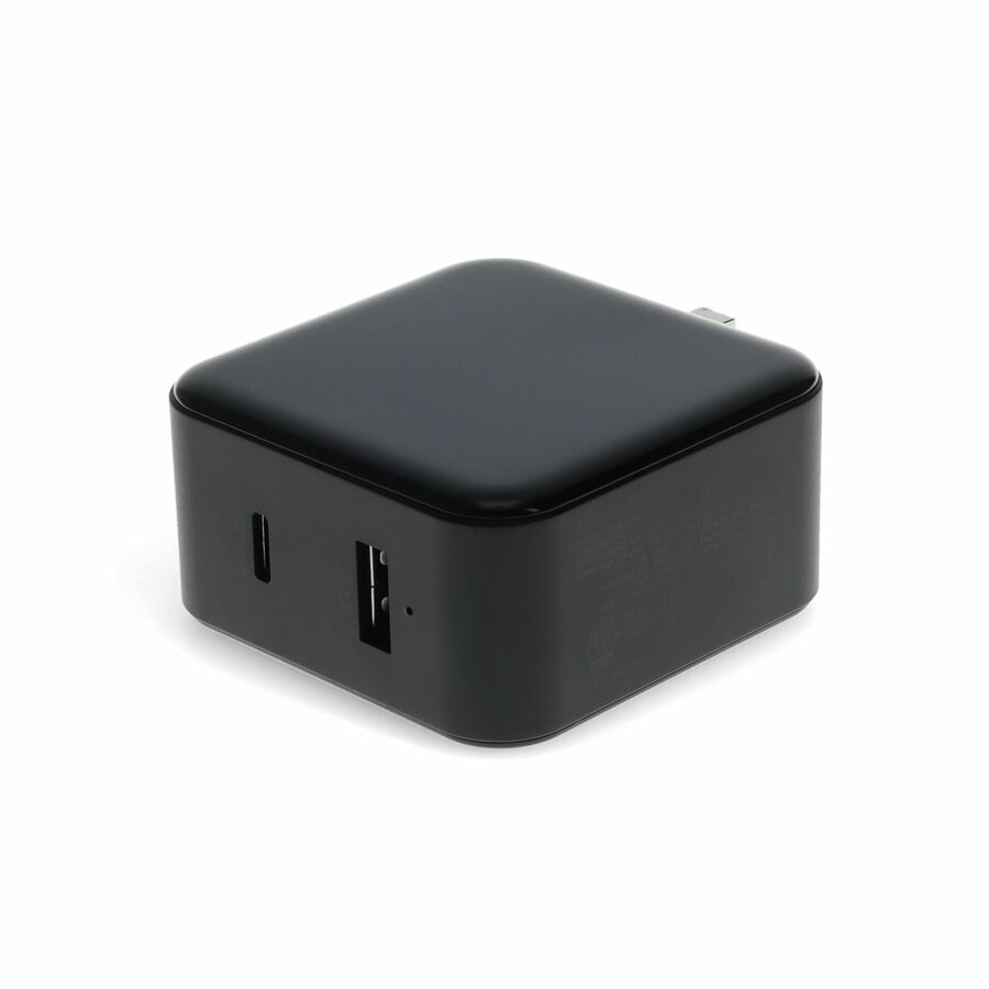 AddOn Wall Plug to USB C 3.1 15V at 3A, or 20V at 3A 60W total for US Black