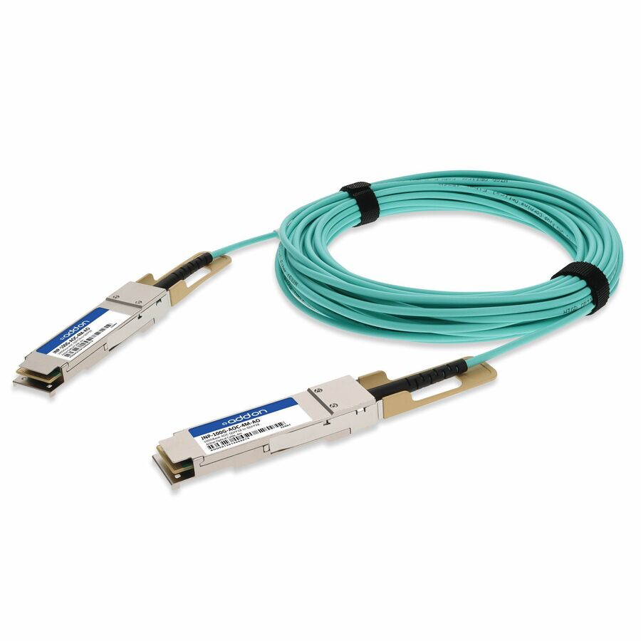 AddOn Juniper Networks® JNP-100G-AOC-4M Compatible TAA Compliant 100GBase-AOC QSFP28 Active Optical Cable (850nm, MMF, 4m)