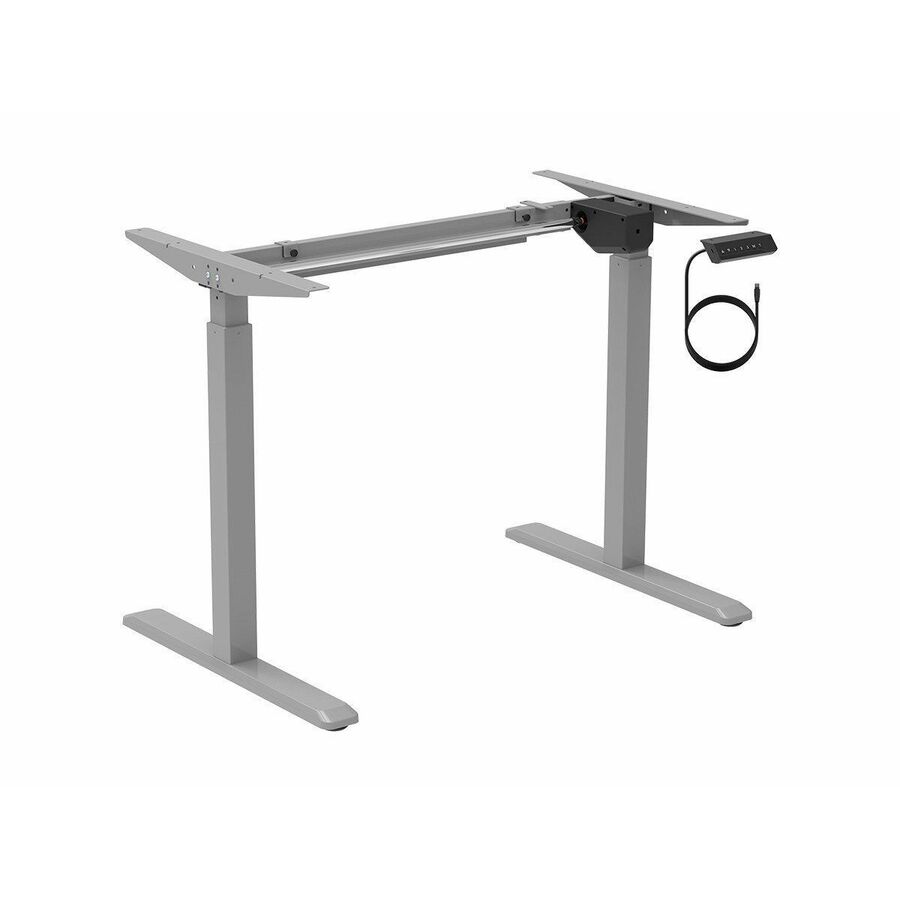 Monoprice Sit-Stand Single Motor Height Adjustable Table Desk Frame, Electric, Gray