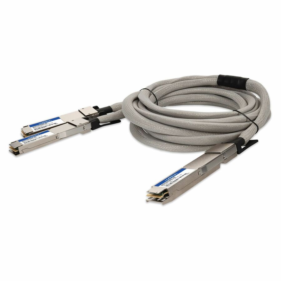 AddOn Mellanox® MCP7Y00-N003 Compatible TAA 800GBase-CU OSFP112 to 2xOSFP112-RHS Direct Attach Cable (Passive Twinax, 3m, Infiniband)