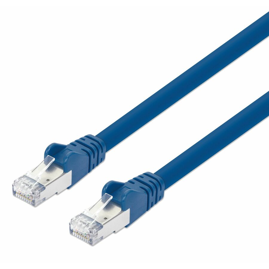 Intellinet Cat8.1 S/FTP Network Patch Cable, 5 ft., Blue