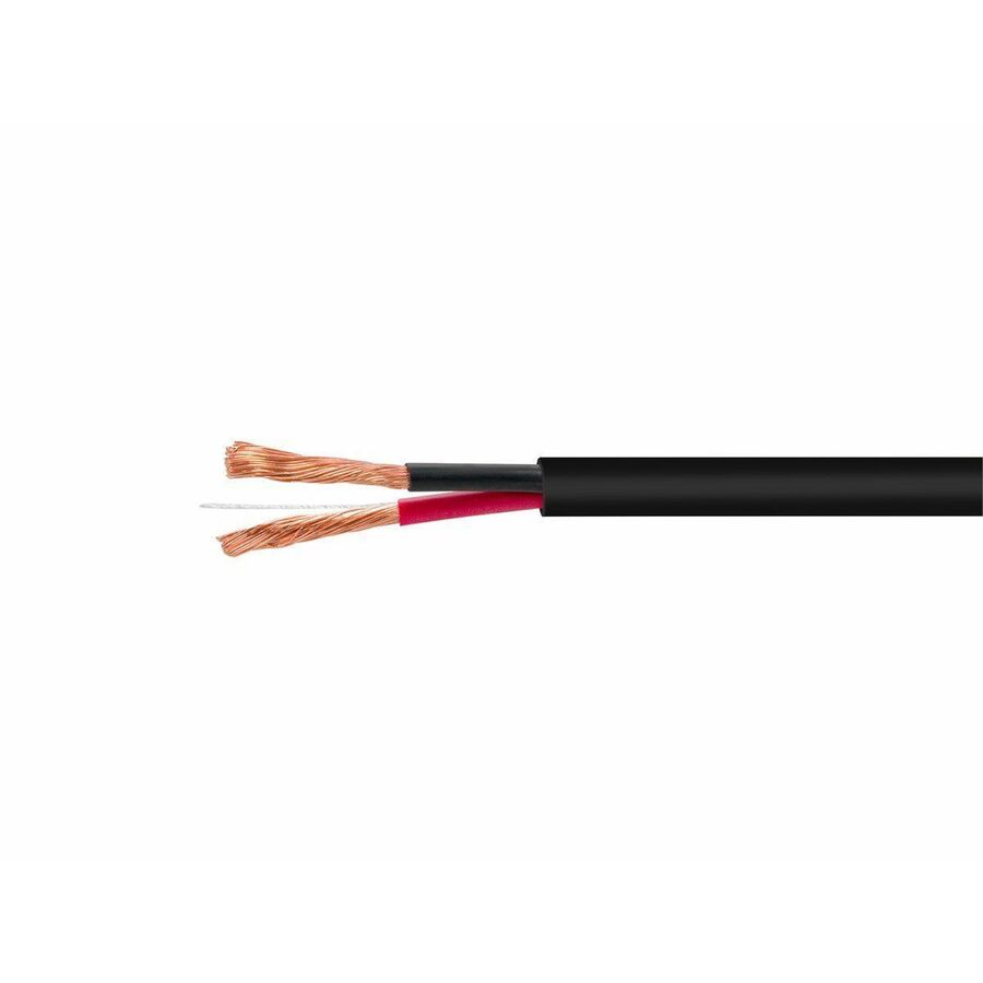 Monoprice Speaker Wire, CL2 Rated, 2-Conductor, 18AWG, 50ft, Black