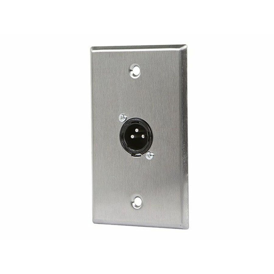 Monoprice 1-port 3-pin XLR Male Zinc Alloy Wall Plate