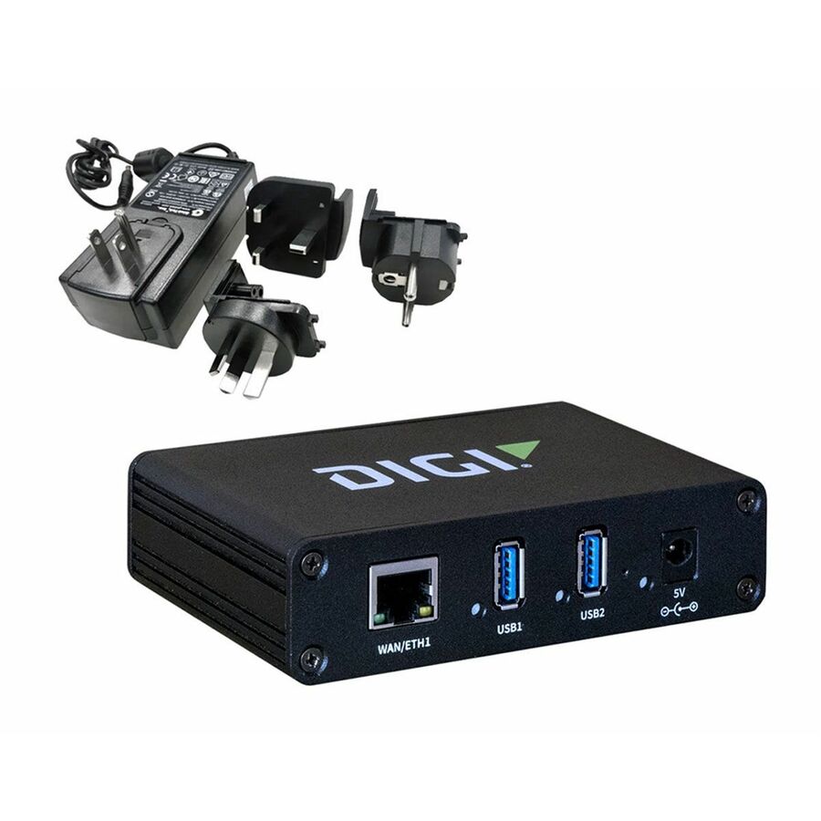 Digi AnywhereUSB 2 Plus USB/Ethernet Combo Hub