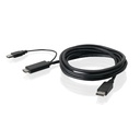IOGEAR 6 ft. Active 4K HDMI to DisplayPort Cable