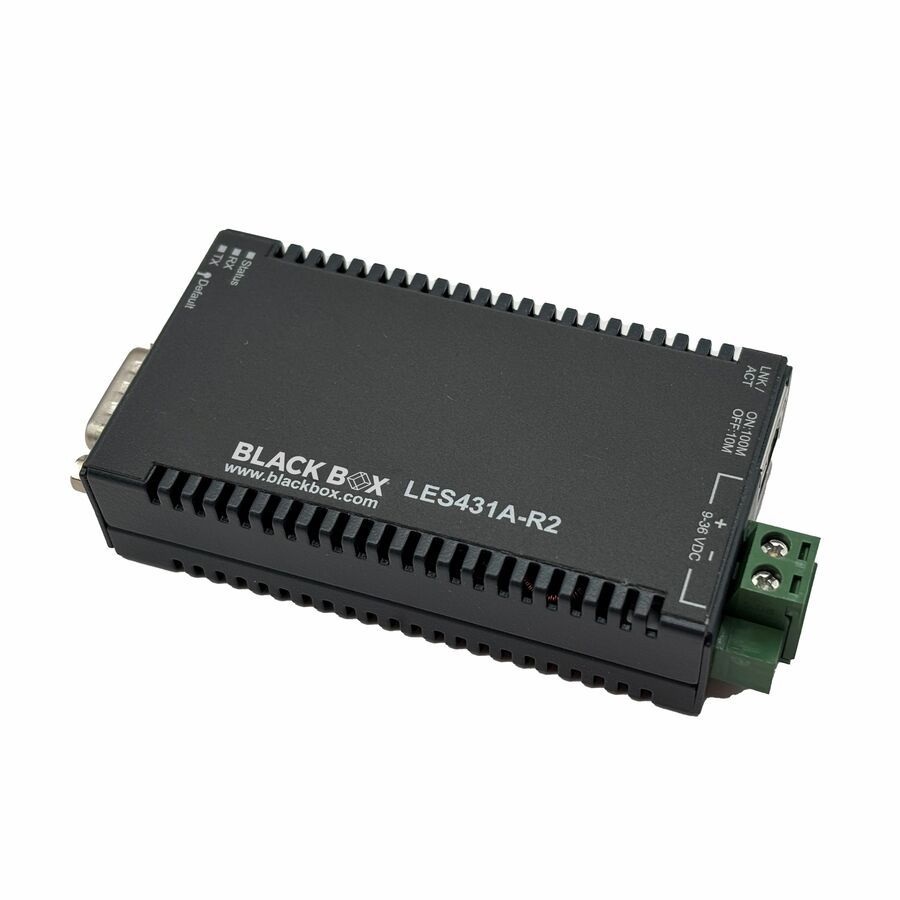 Black Box LES400 Series Industrial Serial Modbus Device Server - 1-Port