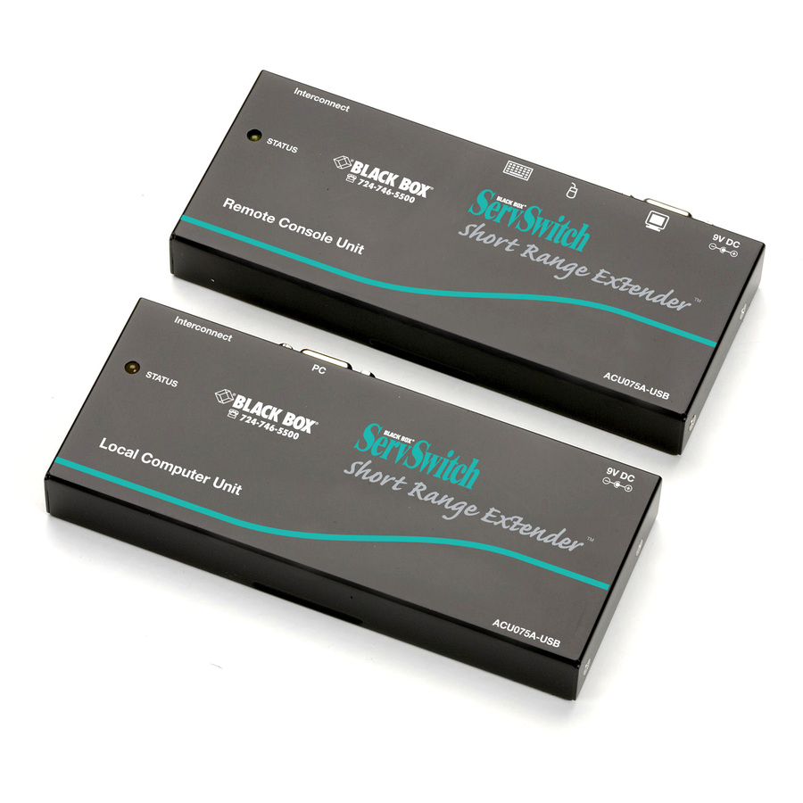 Black Box ServSwitch KVM Short-Range Extender Kit, USB
