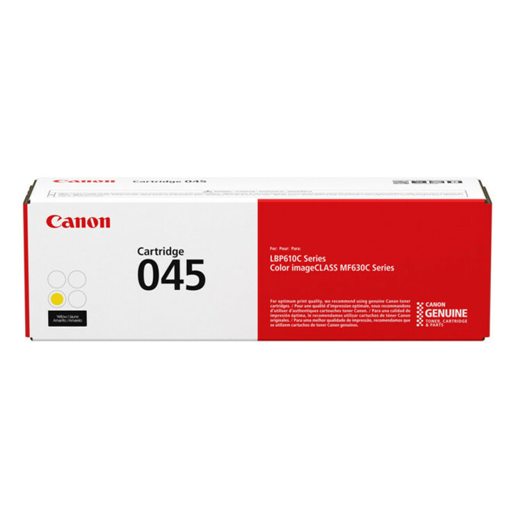 Canon 045 Standard Yield Laser Toner Cartridge - Yellow Pack