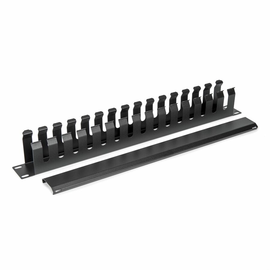 1U HORIZONTAL CABLE MANAGEMENT COMPATIBLE WITH STANDARD 19 RACKS