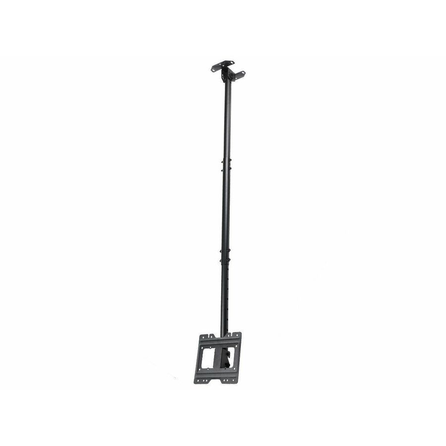 Monoprice Commercial Ceiling Mount for TV, Curved Screen Display, Flat Panel Display - Black