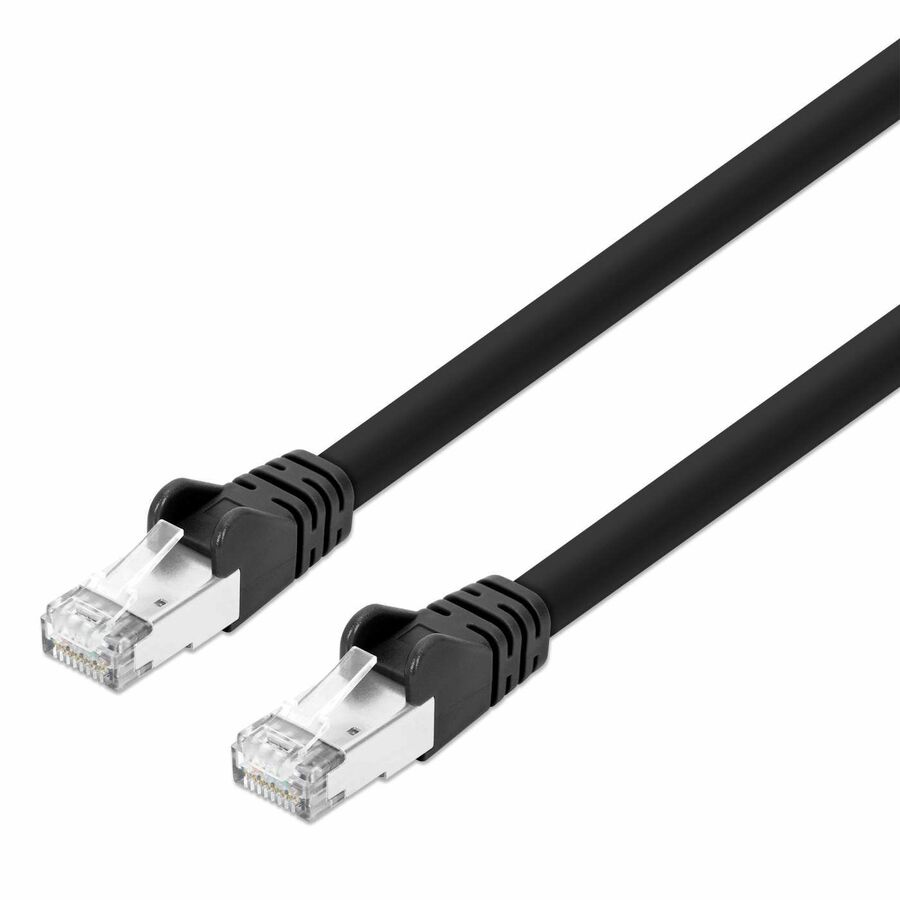 Intellinet Cat8.1 S/FTP Network Patch Cable, 25 ft., Black