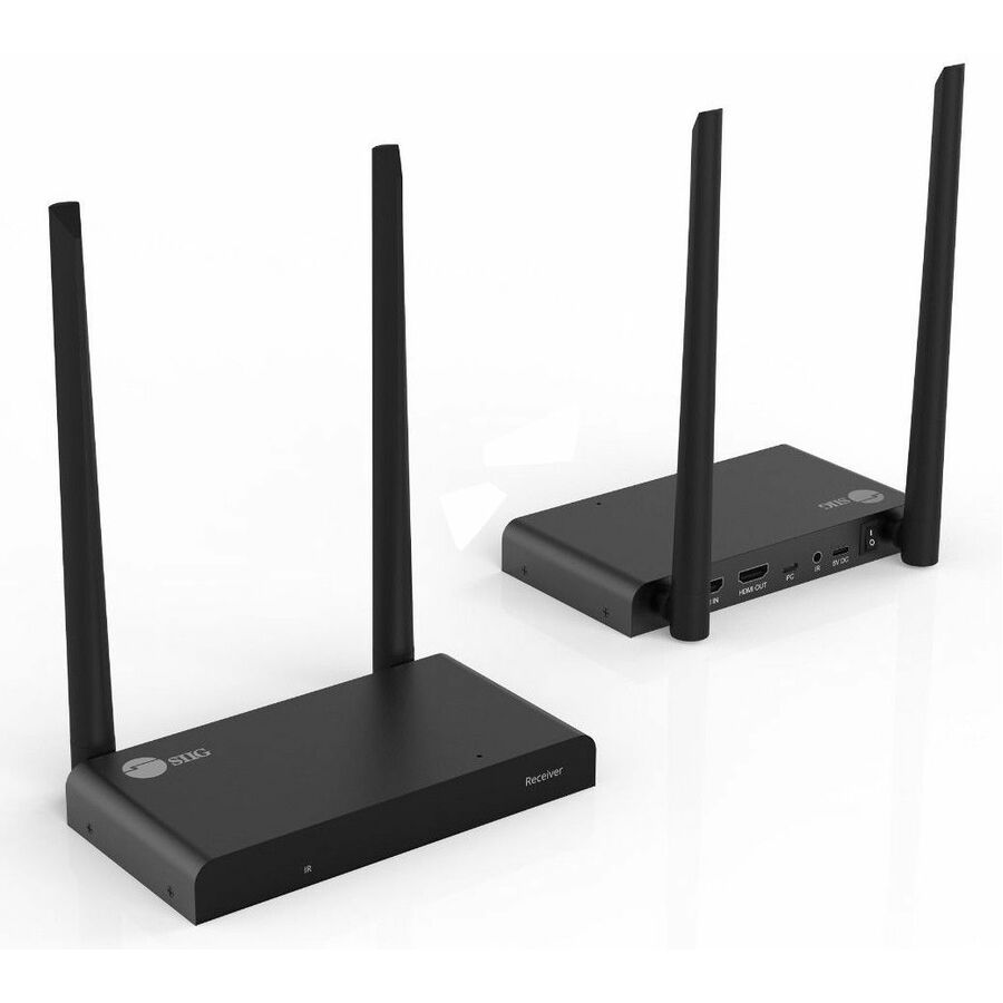SIIG Full HD Wireless HDMI Extender Kit with IR and HDMI Loop-Out - 1080p - Up to 492ft - Up to 1x4