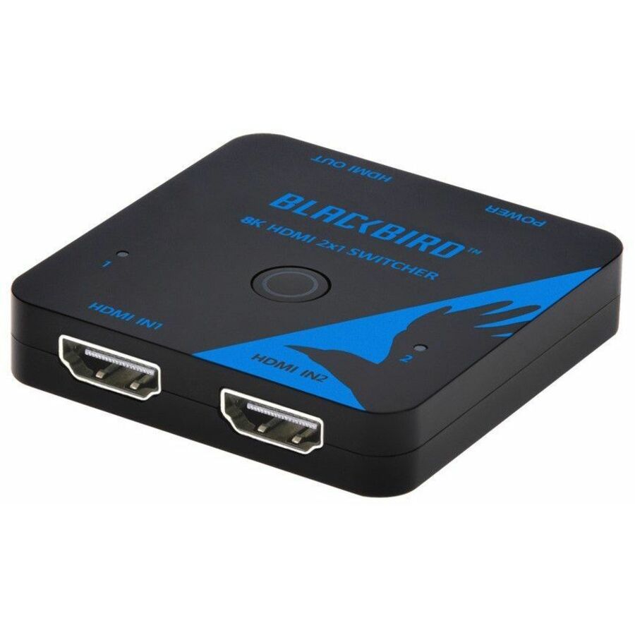 Monoprice Blackbird 8K60 2x1 Video Switcher with HDMI, HDCP 2.3, Share One 8K60 HDMI Input Between Two Sources