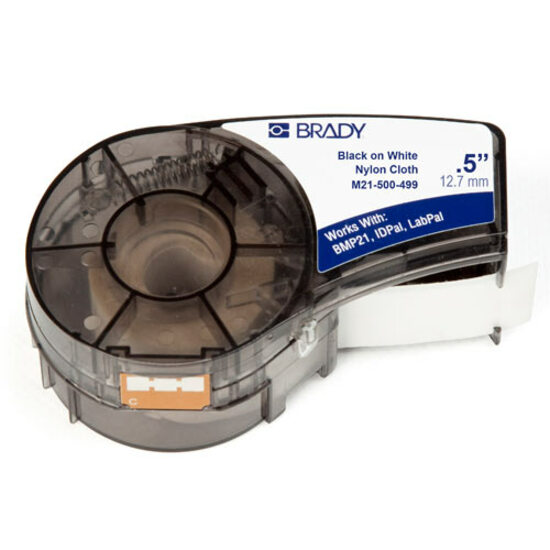 Brady Label Cartridge for BMP21 Series, ID PAL, LabPal Printers, White