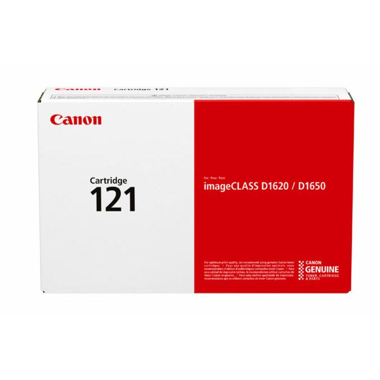 Canon 121 Original Laser Toner Cartridge - Black - 1 Pack