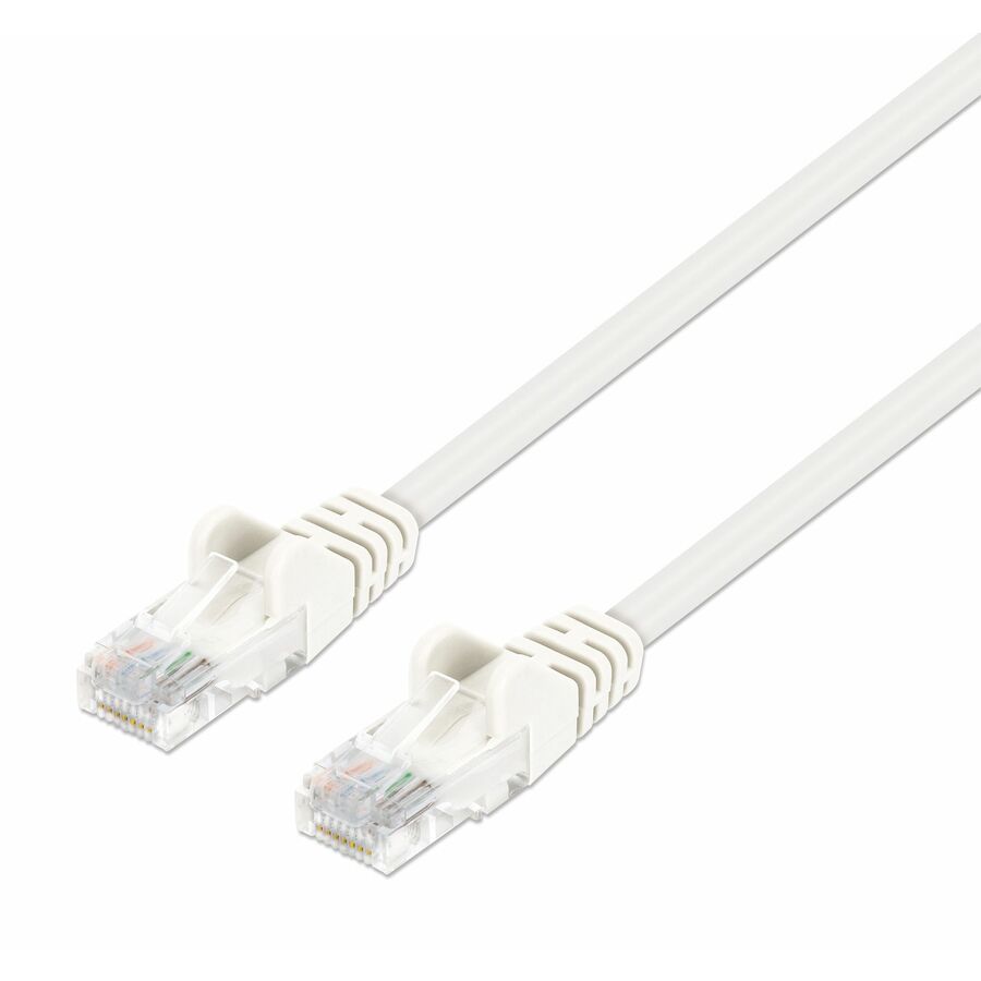Intellinet Cat6 U/UTP Slim Network Patch Cable, 10 ft., White