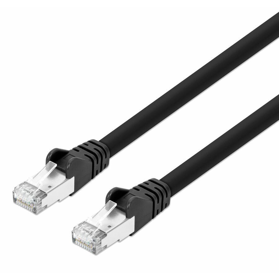 Intellinet Cat8.1 S/FTP Network Patch Cable, 1 ft., Black
