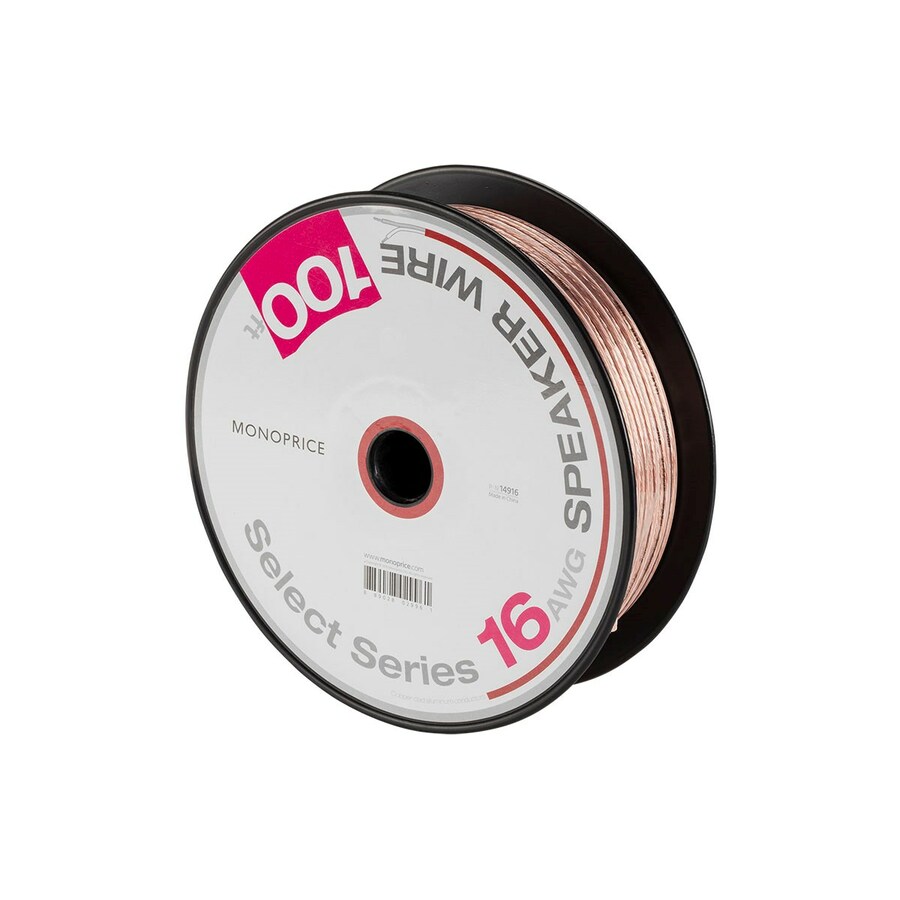 Monoprice Select Series 16AWG Speaker Wire, 100ft