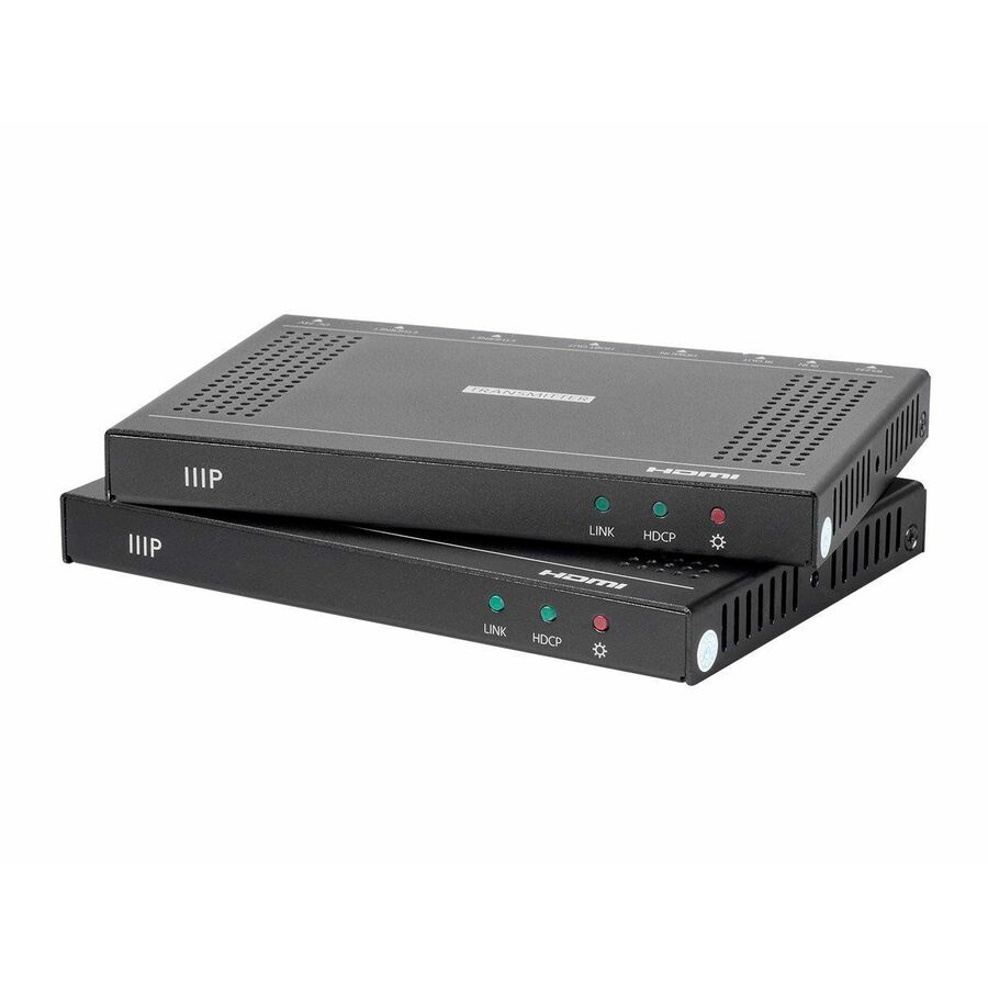 Monoprice Blackbird 4K60 Pro HDBaseT Extender Kit up to 100m with PoH, RS-232, HDCP 2.2