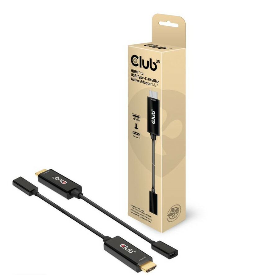 Club 3D HDMI to USB Type-C 4K60Hz Active Adapter M/F