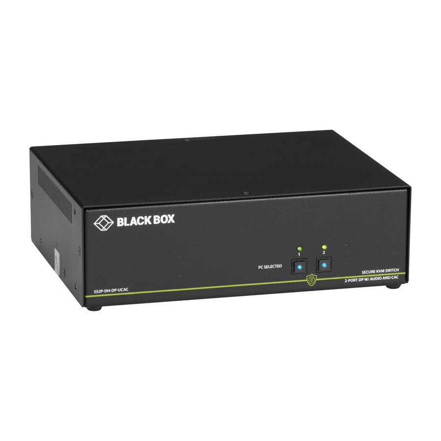 Black Box KVM Switchbox with CAC