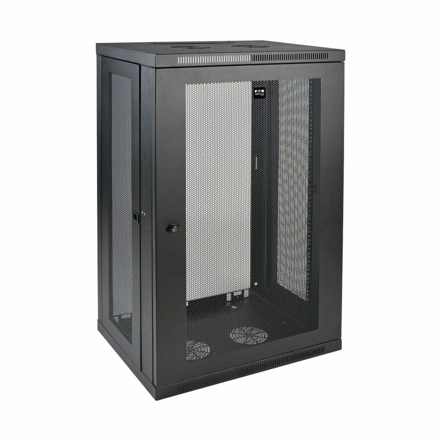 Tripp Lite by Eaton SmartRack 21U Low-Profile Switch-Depth Wall-Mount Half-Height Rack Enclosure