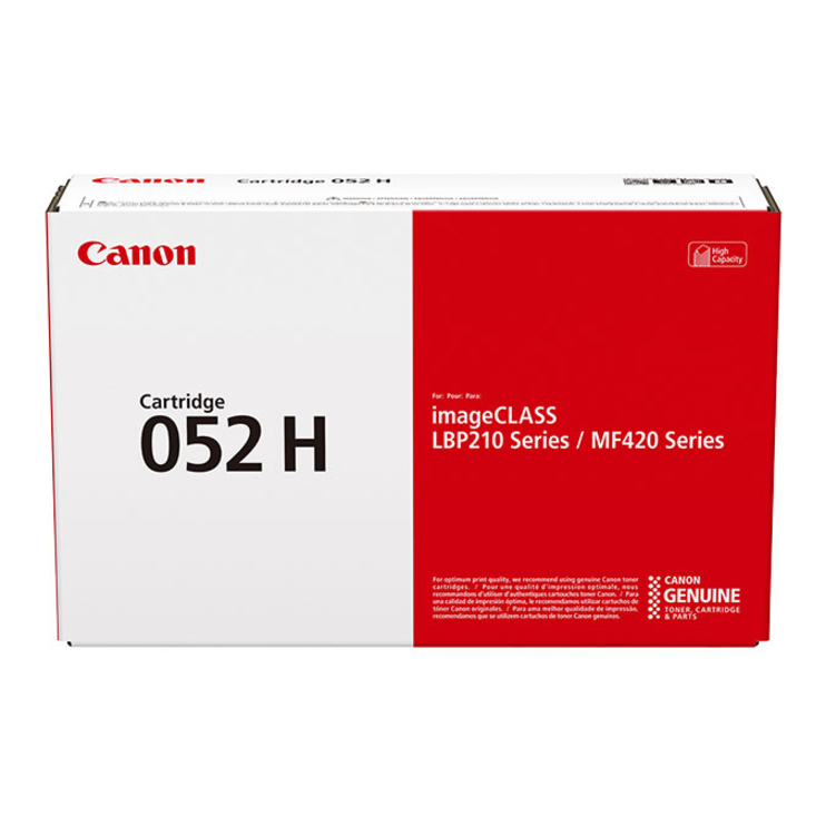Canon 052H Original High Yield Laser Toner Cartridge - Single Pack - Black Pack