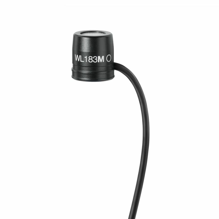 Shure WL183M Wired Condenser, Dynamic Microphone for Transportation - Black