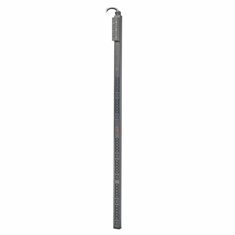 APC NetShelter Basic Rack PDU, Zero U, 12.5kW, 208V, 30 C13 and 6 C19 outlet, 10ft input cord