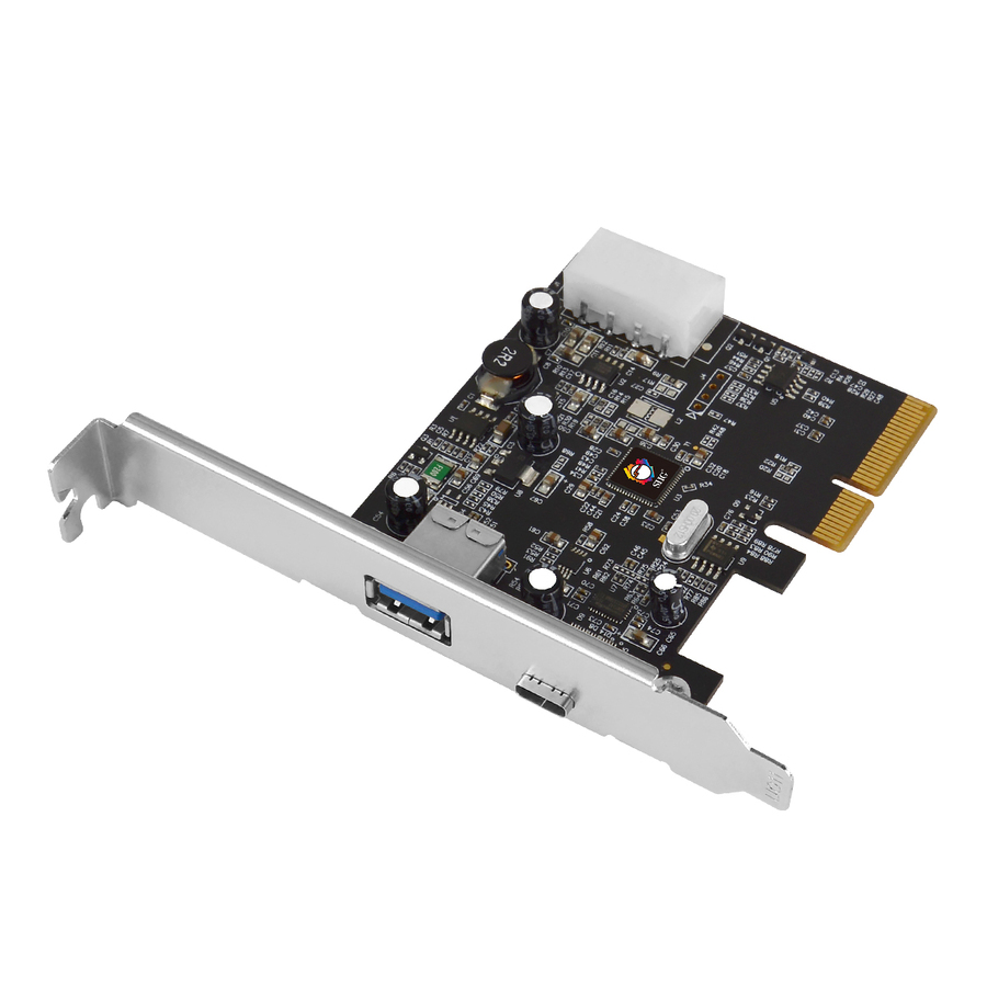 SIIG USB 3.1 2-Port PCIe Host Adapter - Type-A/C