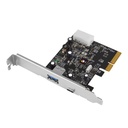 SIIG USB 3.1 2-Port PCIe Host Adapter - Type-A/C