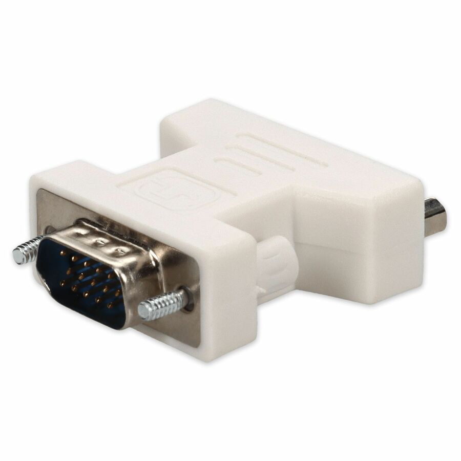 VGA Male to DVI-I (29 pin) Female White Adapter For Resolution Up to 1920x1200 (WUXGA)