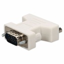 VGA Male to DVI-I (29 pin) Female White Adapter For Resolution Up to 1920x1200 (WUXGA)