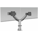 HAT Design Works E2-2-124 Mounting Arm for Monitor, Display Screen - Silver - Landscape/Portrait