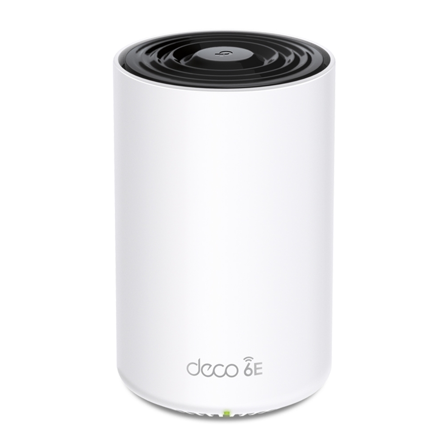 TP-Link Deco XE75 Pro(1-pack) - Deco AXE5400 Tri-Band WiFi 6E Mesh Router, 1-pack - 2.5G WAN/LAN Port - 2 x Gigabit LAN Ports - Covers up to 2900 Sq.Ft - Replaces WiFi Router and Extender - AI-Driven Mesh - New 6GHz Band